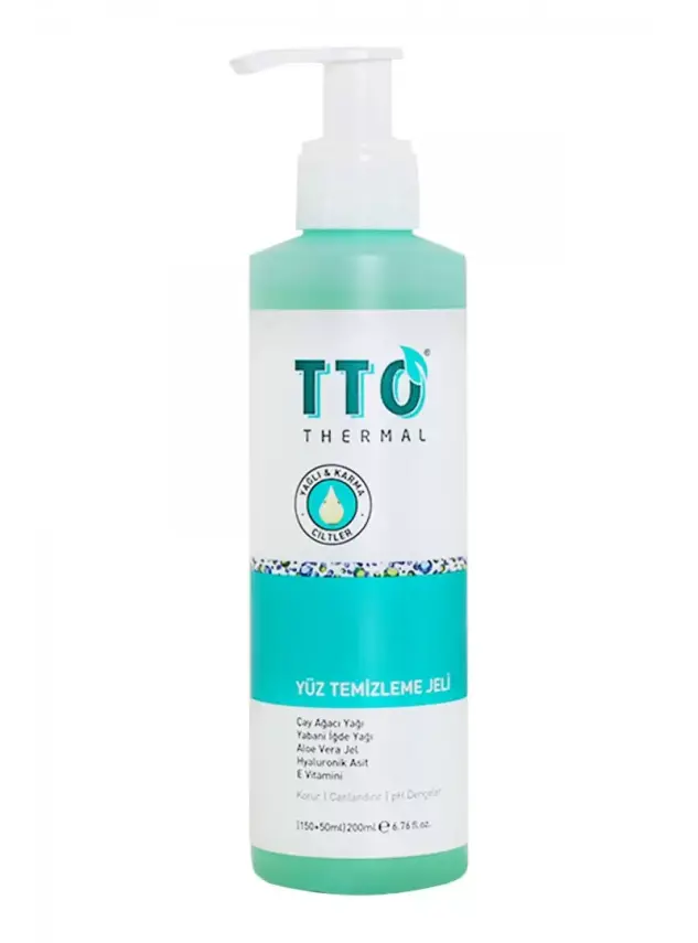 TTO Yağlı & Karma Ciltler Yüz Temizleme Jeli 200ml - 1
