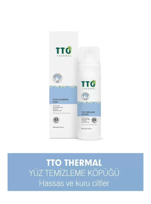 Promosyon - TTO Yüz Temizleme Köpüğü ( Hassas & Kuru Ciltler ) 200 ml - 2