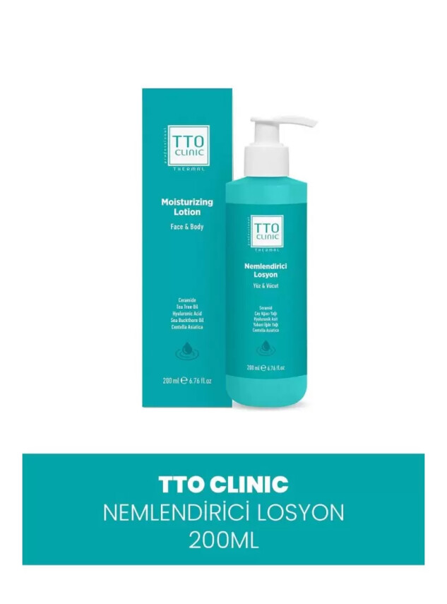 TTO Yüz & Vücut Nemlendirici Losyon 200 ml - Jeomed