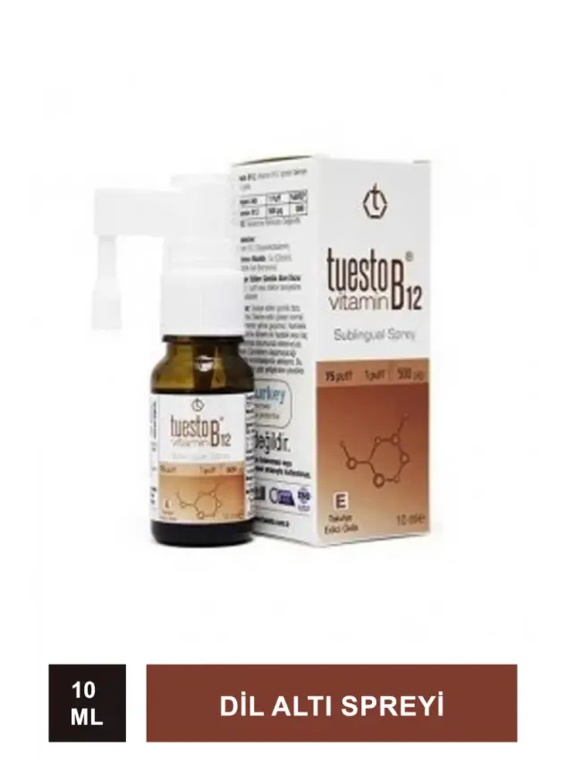 Tuesto B12 Vitamin 10ml - Dil Altı Spreyi - 2