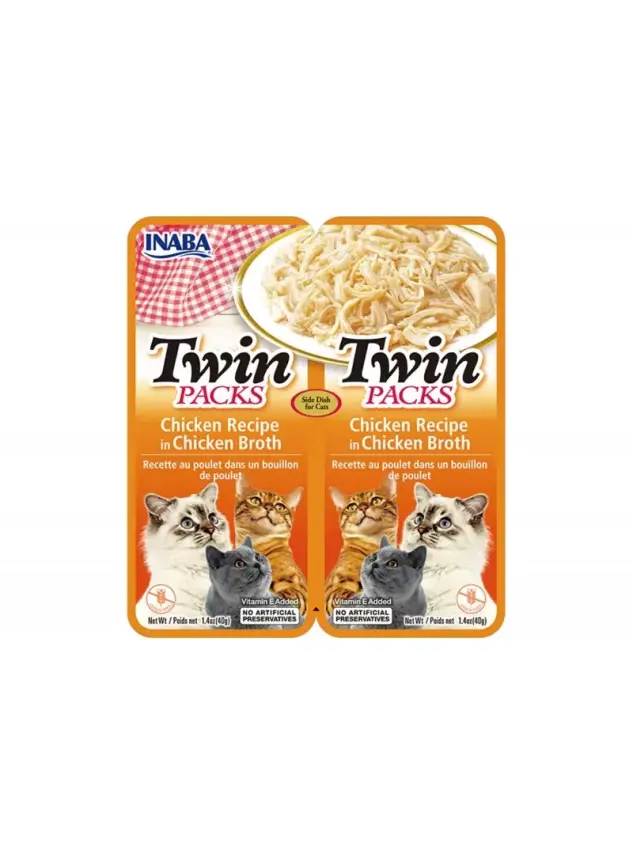 Twin Packs Tavuklu Kedi Çorbası 2x40 gr - 1