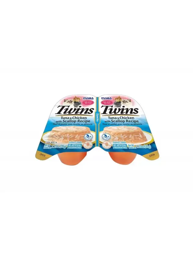 Twins Ton Balıklı, Deniz Taraklı ve Tavuklu Kedi Ödül Jölesi 2x35 gr - 1