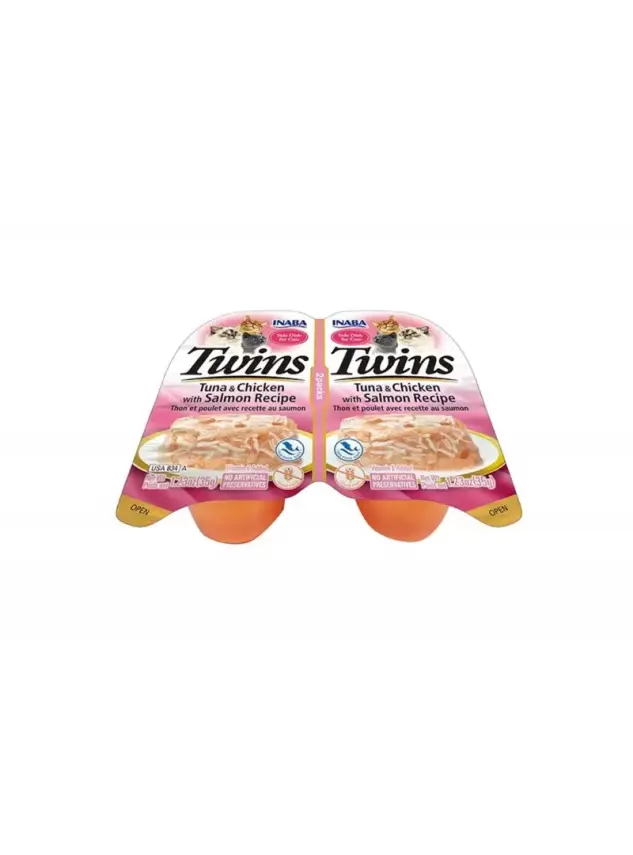 Twins Ton Balıklı, Somonlu ve Tavuklu Kedi Ödül Jölesi 2x35 gr - 1
