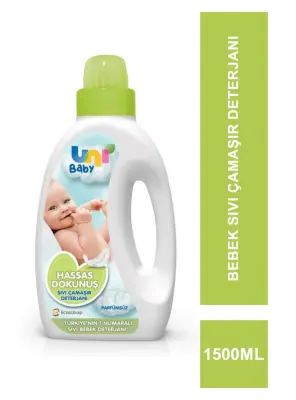 Uni Baby Hassas Dokunuş Sıvı Çamaşır Deterjanı 1500 ml - Uni Baby
