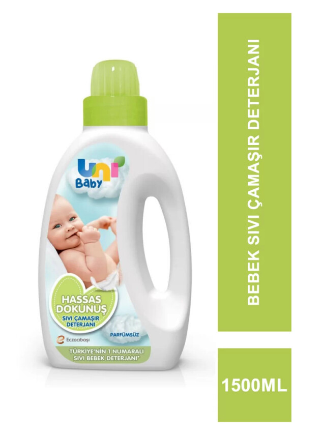 Uni Baby Hassas Dokunuş Sıvı Çamaşır Deterjanı 1500 ml - Uni Baby