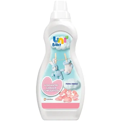 Uni Baby Konsantre Çamaşır Yumuşatıcı - Pudra Kokulu 1200ml - Uni Baby