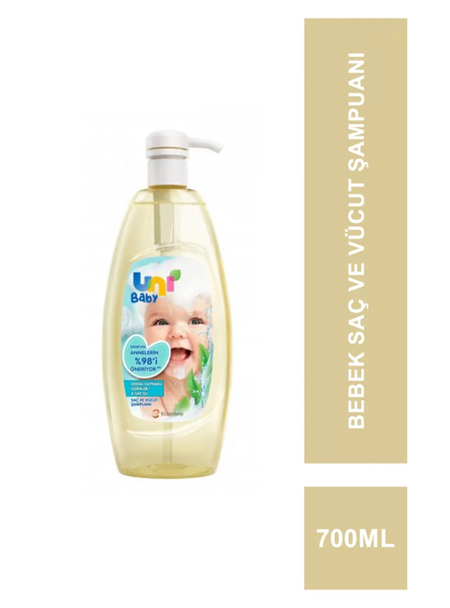 Uni Baby Saç ve Vücut Şampuanı 700 ml - Uni Baby