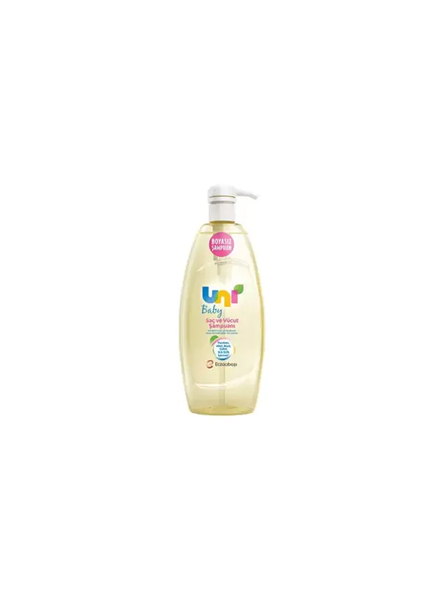 Uni Baby Saç ve Vücut Şampuanı 900 ml - 1