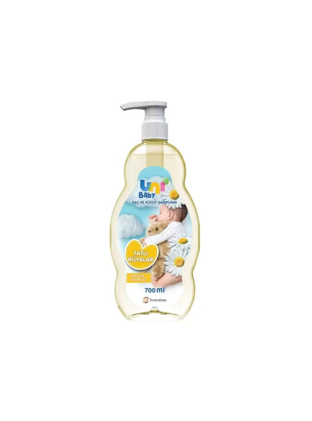 Uni Baby Tatlı Rüyalar Saç ve Vücut Şampuanı 700 ml - Uni Baby