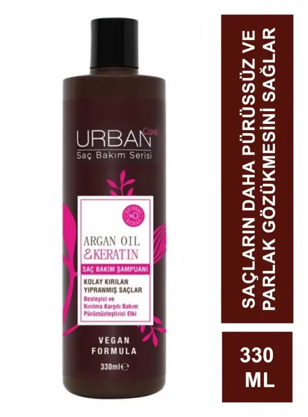 Urban Care Argan Oil & Keratin Saç Bakım Şampuanı 330 ml - 1