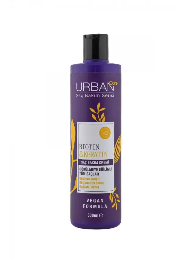 Urban Care Biotin & Keratin Dökülme Karşıtı Saç Bakım Kremi 330 ml - 2
