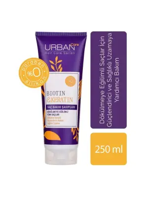 Urban Care Biotin & Keratin Dökülme Karşıtı Saç Bakım Şampuanı 250 ml - Urban Care