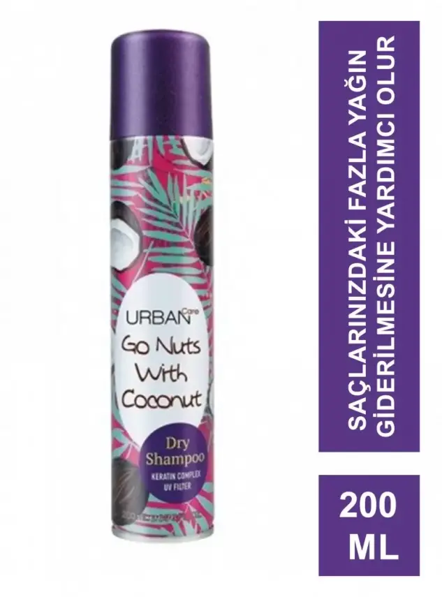 Urban Care Dry Shampoo Go Nuts with Coconut Kuru Şampuan 200 ml - 1