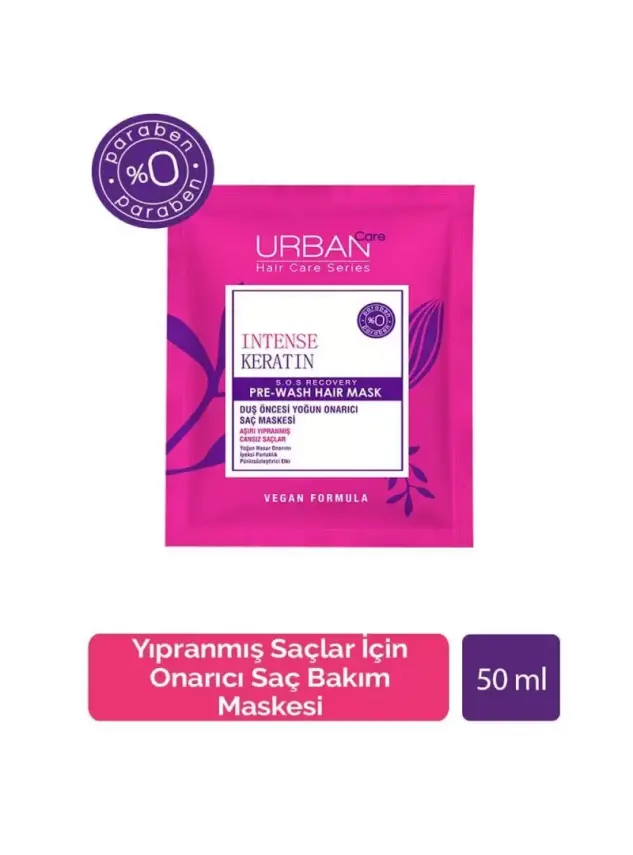 Urban Care Intense Keratin Saç Bakım Maskesi 50 ml - 1