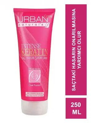 Urban Care Intense Keratin Şampuan 250 ml- Aşırı yıpranmış Saçlar - 1