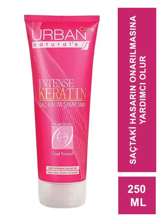 Urban Care Intense Keratin Şampuan 250 ml- Aşırı yıpranmış Saçlar - 1