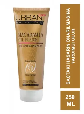 Urban Care Macadamia Oil Fusion Şampuan 250 ml-Çok İşlem Görmüş Yıpranmış Saçlar İçin - Urban Care