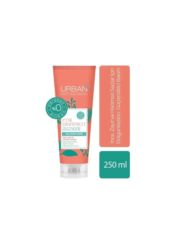 Urban Care Pink Grapefruıt & Ginger Saç Bakım Kremi 250 ml - 1