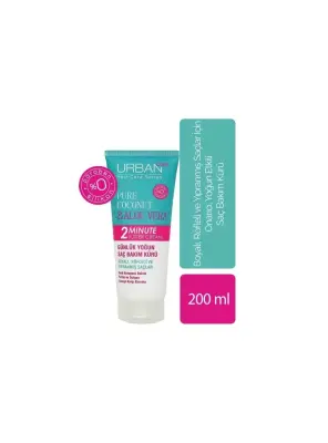 Urban Care Pure Coconut & Aloe Vera Günlük Yoğun Saç Bakım Kürü 200 ml - Urban Care