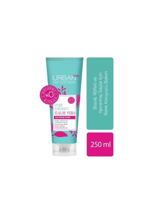 Urban Care Pure Coconut & Aloe Vera Saç Bakım Kremi 250 ml - 1