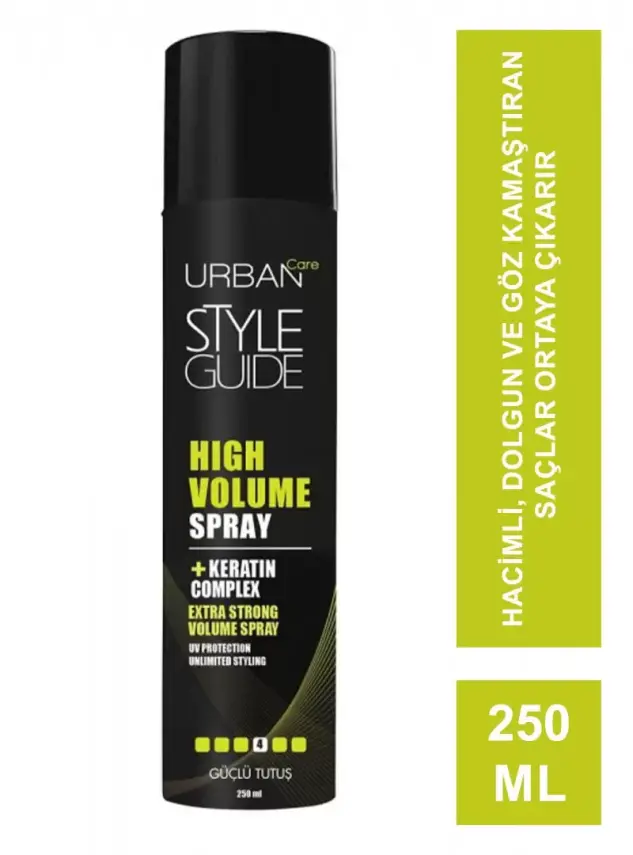 Urban Care Style Guide High Volume Ekstra Hacim Güçlü Tutuş Saç Spreyi 250 ml - 1