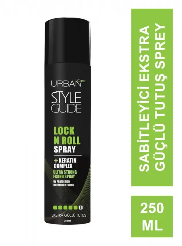 Urban Care Style Guide Lock N Roll Ekstra Hacim Güçlü Tutuş Saç Spreyi 250 ml - 1