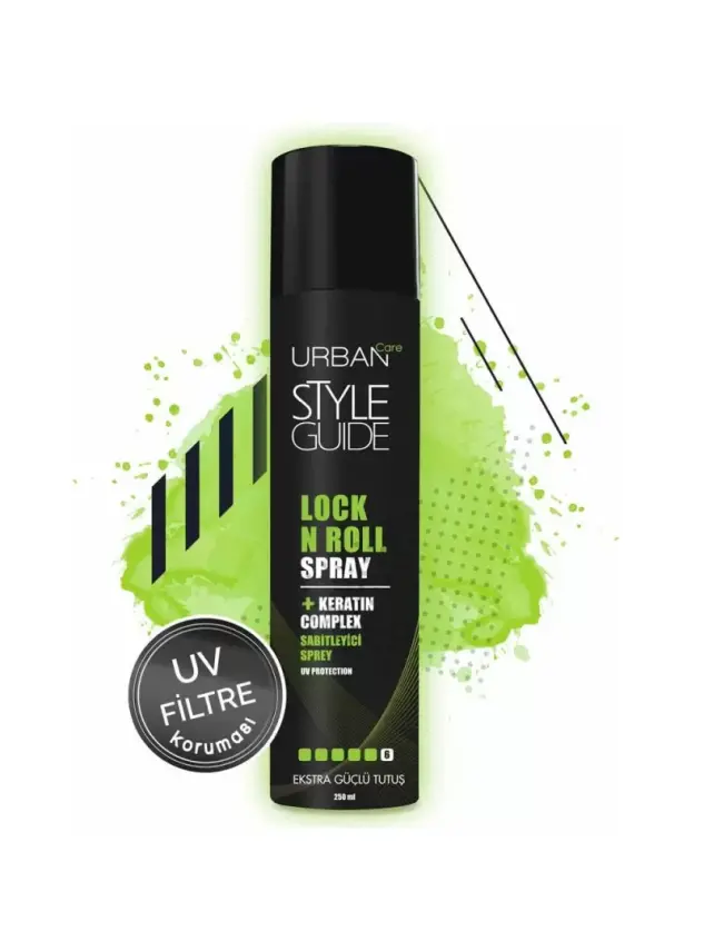 Urban Care Style Guide Lock N Roll Ekstra Hacim Güçlü Tutuş Saç Spreyi 250 ml - 2