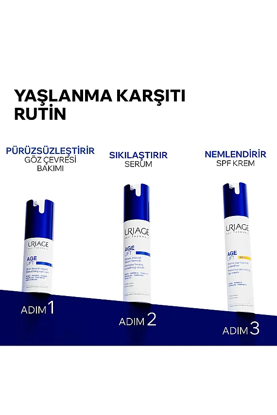 Uriage Age Lift Retinol ve Hyalüronik Asit İçeren Yaşlanma Karşıtı SPF30 Yüz Kremi 40 ml - 6