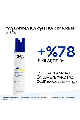 Uriage Age Lift Retinol ve Hyalüronik Asit İçeren Yaşlanma Karşıtı SPF30 Yüz Kremi 40 ml - 2