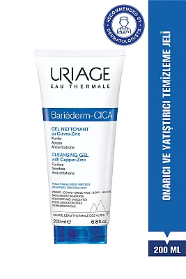 Uriage Bariederm Onarıcı ve Yatıştırıcı Yüz ve Vücut Temizleme Jeli 200 ml - Uriage