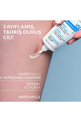 Uriage Bariederm SPF50+ Cilt Bariyeri Onarıcı ve Yüksek Güneş Korumalı Cica Krem 40 ml - 3