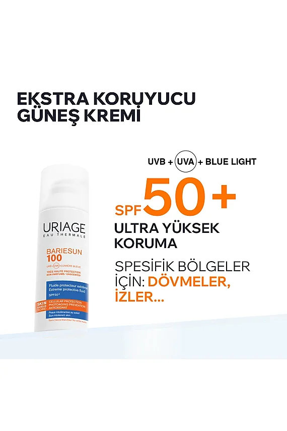 Uriage Bariesun 100 Fluide SPF50+ 50 ml - 3