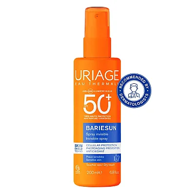 Uriage Bariesun Invisible Spray Unscented SPF50+ 200 ml - Uriage