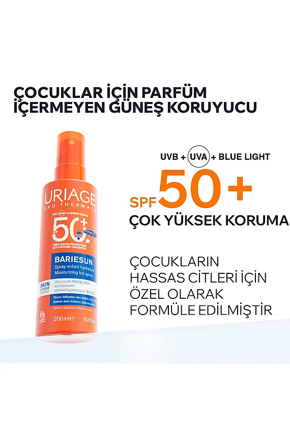 Uriage Bariesun Kids Fragrance-Free SPF50+ Spray 200 ml - 2