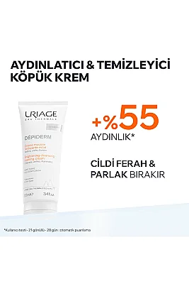 Uriage Depiderm Leke Karşıtı Aydınlatıcı Temizleyici Köpük Krem 100 ml - 2