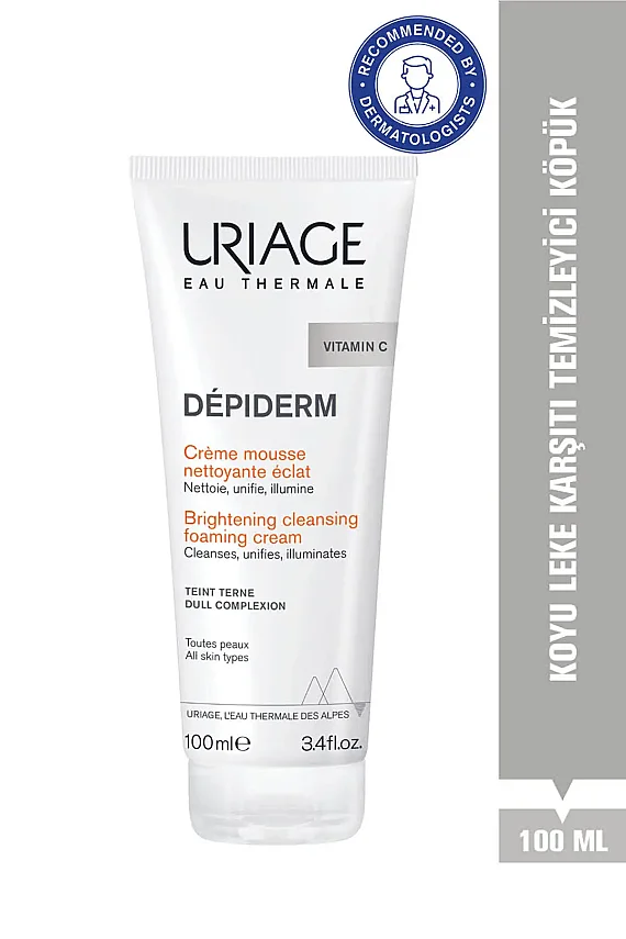 Uriage Depiderm Leke Karşıtı Aydınlatıcı Temizleyici Köpük Krem 100 ml - 1