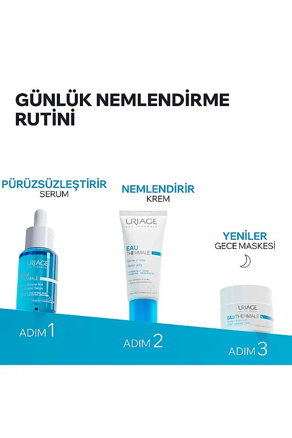 Uriage Eau Thermale Yoğun Nemlendirici Gece Bakım Maskesi 50 ml - 5