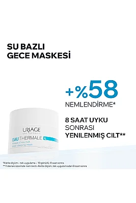 Uriage Eau Thermale Yoğun Nemlendirici Gece Bakım Maskesi 50 ml - 2