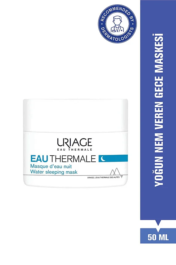 Uriage Eau Thermale Yoğun Nemlendirici Gece Bakım Maskesi 50 ml - 1