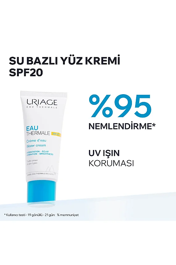 Uriage Hafif Su Bazlı Nemlendirici Krem SPF 20 40 ml - 2