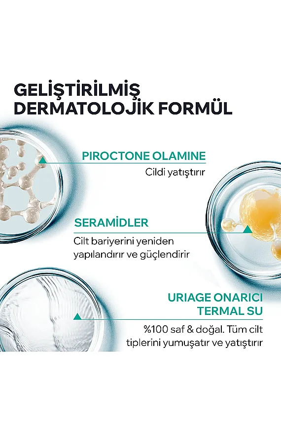 Uriage Hyseac Karma ve Yağlı Ciltler için Temizleyici Krem 150 ml - 4