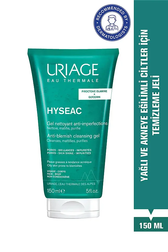 Uriage Hyseac Karma ve Yağlı Ciltler için Temizleyici Krem 150 ml - 1