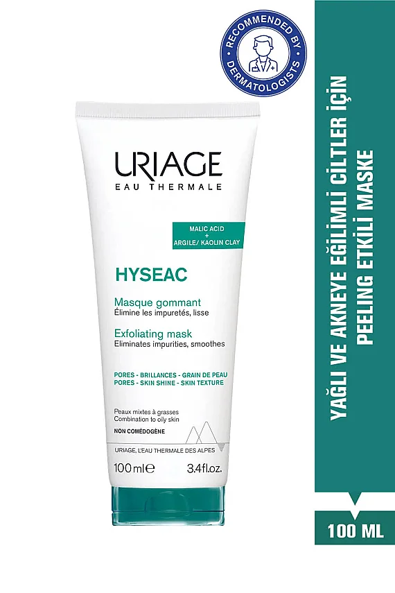 Uriage Hyseac Karmadan Yağlıya Ciltler İçin Peeling Maske 100 ml - 1