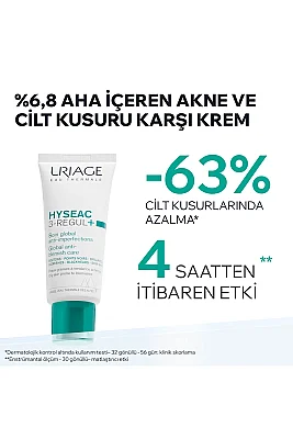 Uriage Hyseac -Regul + Akneye Eğilimli Ciltler İçin Leke ve Siyah Nokta Oluşumunu Önleyen Krem 40 ml - 2