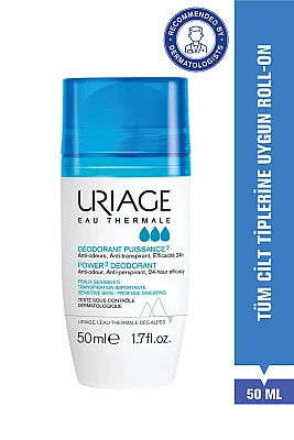 Uriage Power3 Deodorant Roll On 24h 50ml - 1