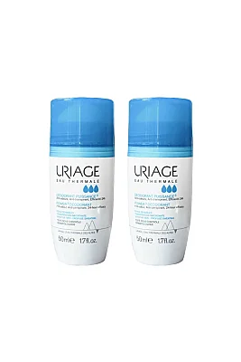 Uriage Puissance Roll On Deodorant 50mlx2 - Uriage