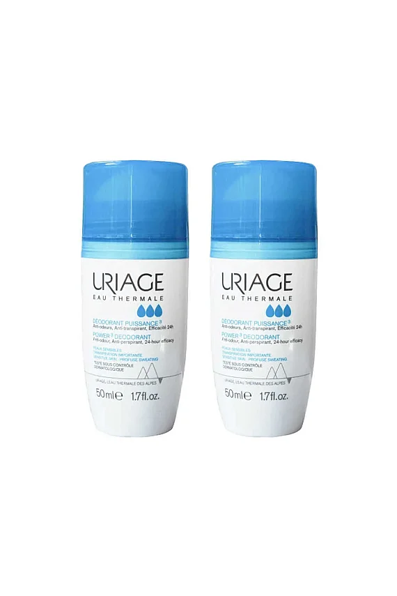 Uriage Puissance Roll On Deodorant 50mlx2 - 1