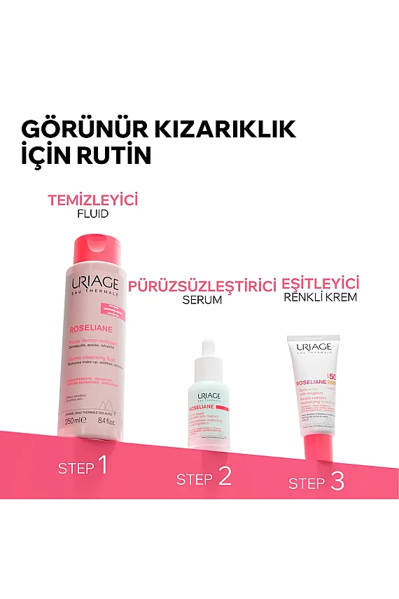 Uriage Rosaliane SPF50+ Hassas Ciltler İçin Kızarıklık Karşıtı CC Krem 40 ml - 7