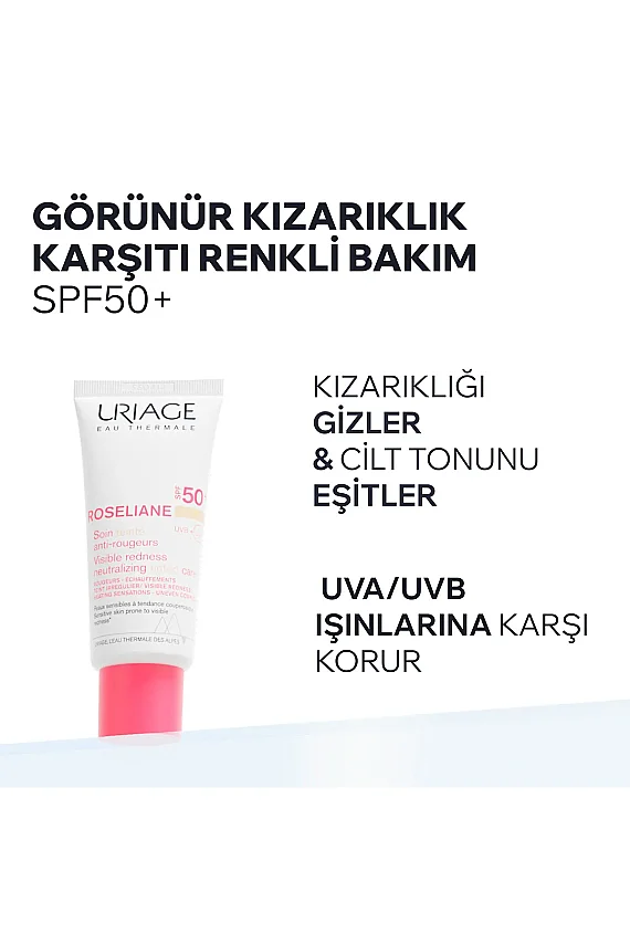 Uriage Rosaliane SPF50+ Hassas Ciltler İçin Kızarıklık Karşıtı CC Krem 40 ml - 2