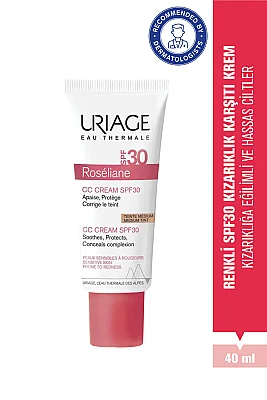 Uriage Roseliane Hassas Ciltler İçin Kızarıklık Karşıtı SPF30 CC Krem 40 ml - Uriage